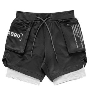 Asrv Silver-Lite Black Solid Men’s Jogger Fitness